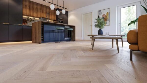 120mm x 18mm x 600mm HERRINGBONE SHREWSBURY OAK 120 X 18 X 600MM (L&R) 0.72M2